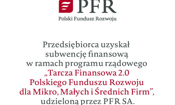 Wsparcie PFR 2.0
